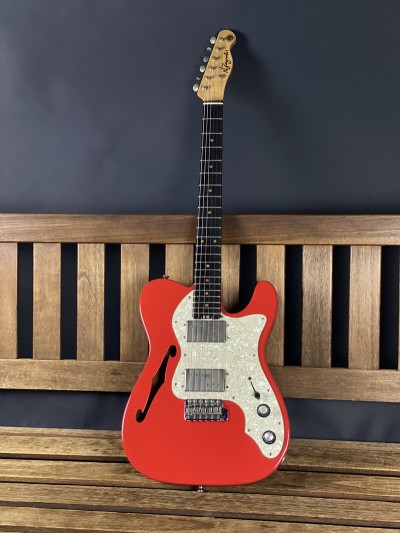 N Zaganin TL Custom Thinline Fiesta Red